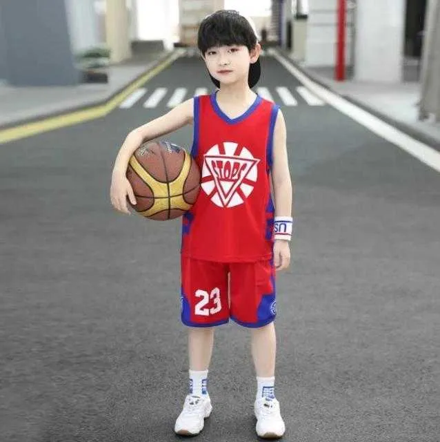 Boys Basketball Shorts Set - Performance Jersey & Mesh Shorts Outfit