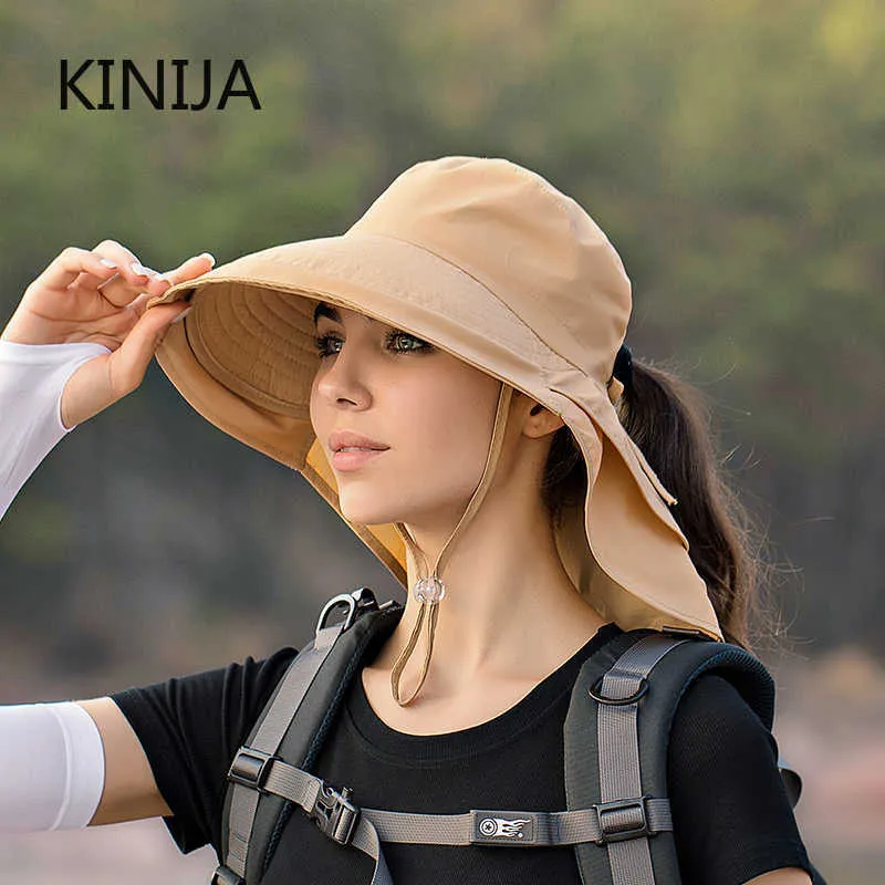 Womens UV Anti Neck Sun Protection Hat Kmart With Wide Brim For Outdoor  Activities Fishing, Hiking, And Summer Sun Protection Large Size Shawl  Visor Cap For Ladies R230214 From Deutschland, $16.31