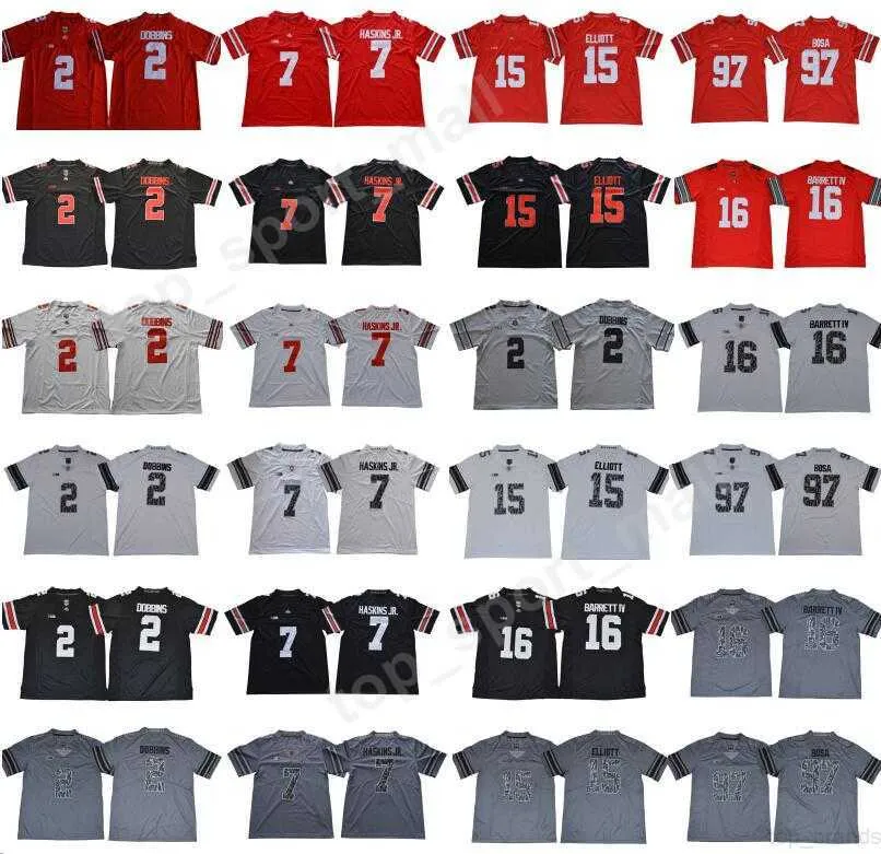 NCAA Ohio State Buckeyes Nick Bosa Jersey 97 JK Dobbins College