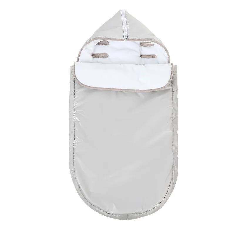 Dekens Swaddling Baby Sleeping Bag Wandelaar Voet Cover Ruit Car Mat Dikkered