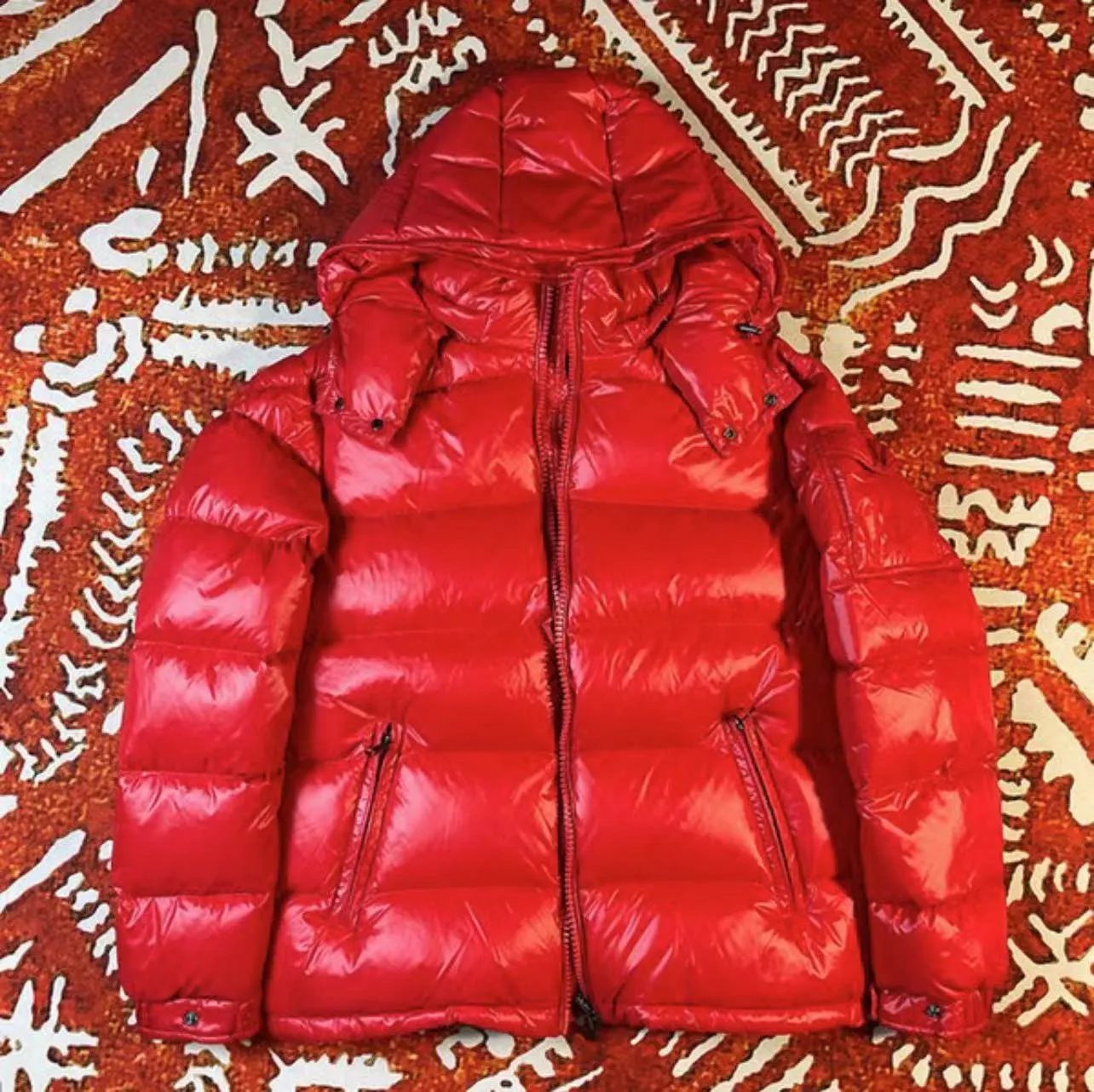 Plus-size men's wear Men's outer wear moncler Maya fashion windproof down jacket to keep warm