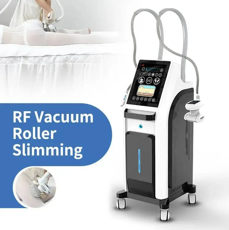 New Vacuum RF Roller Slimming Machine Vela Forma do corpo Redu￧￣o de celulite Redu￧￣o interna da bola face massage