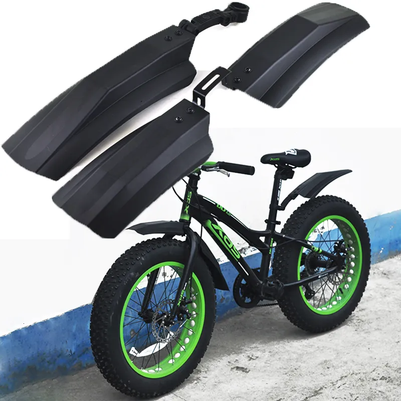 Fahrrad Kotflügel Snow Fahrrad Kotflügel 20 Zoll 26 Zoll Fat Bike 2 Stück vorne hinten Kotflügel für Fatbike MTB Fahrräder Radfahren