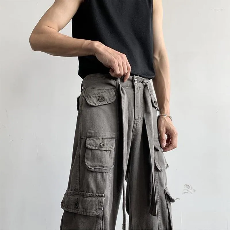 Мужские брюки весеннее модные марифуты карго мужчина летняя тенденция