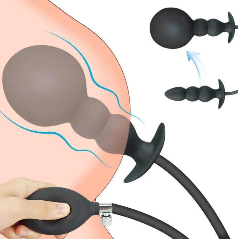 NXY 항문 장난감 플러그 성인 섹스 장난감 풍선 펌프 엉덩이 딜도 전립선 마사기 항문 안스 익스텐더 딜라 태도 성 장난감 여성 남자 게이 1125