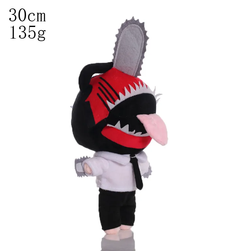 25cm Pochita Plush Chainsaw Chain Saw Man Cosplay Standing Orange Dog Stuffed Doll Prop Kids Kawaii Gift