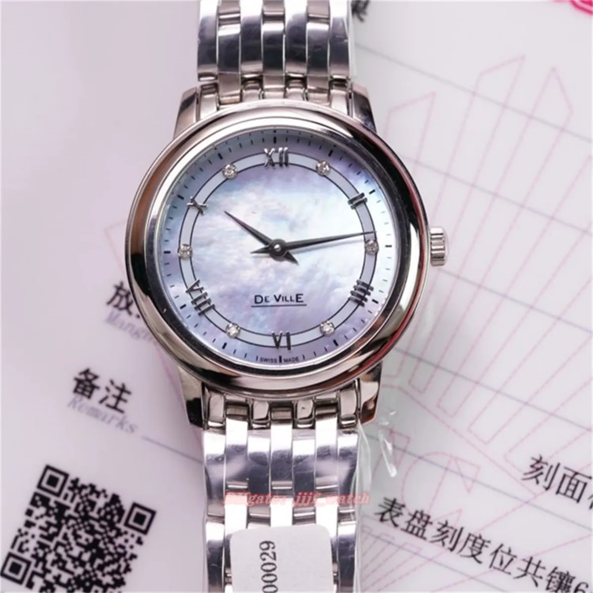 Watch27.4mm輸入オリジナル1376 Quartz Movement Womens Watches Wristwatches ChinaGTC Authoritative Certification Ladies Watch