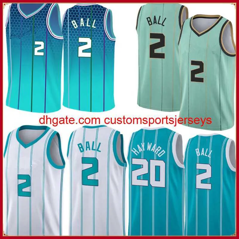 Lamelo 2 Ball Jersey Gordon 20 Hayward Basketball Jerseys Man