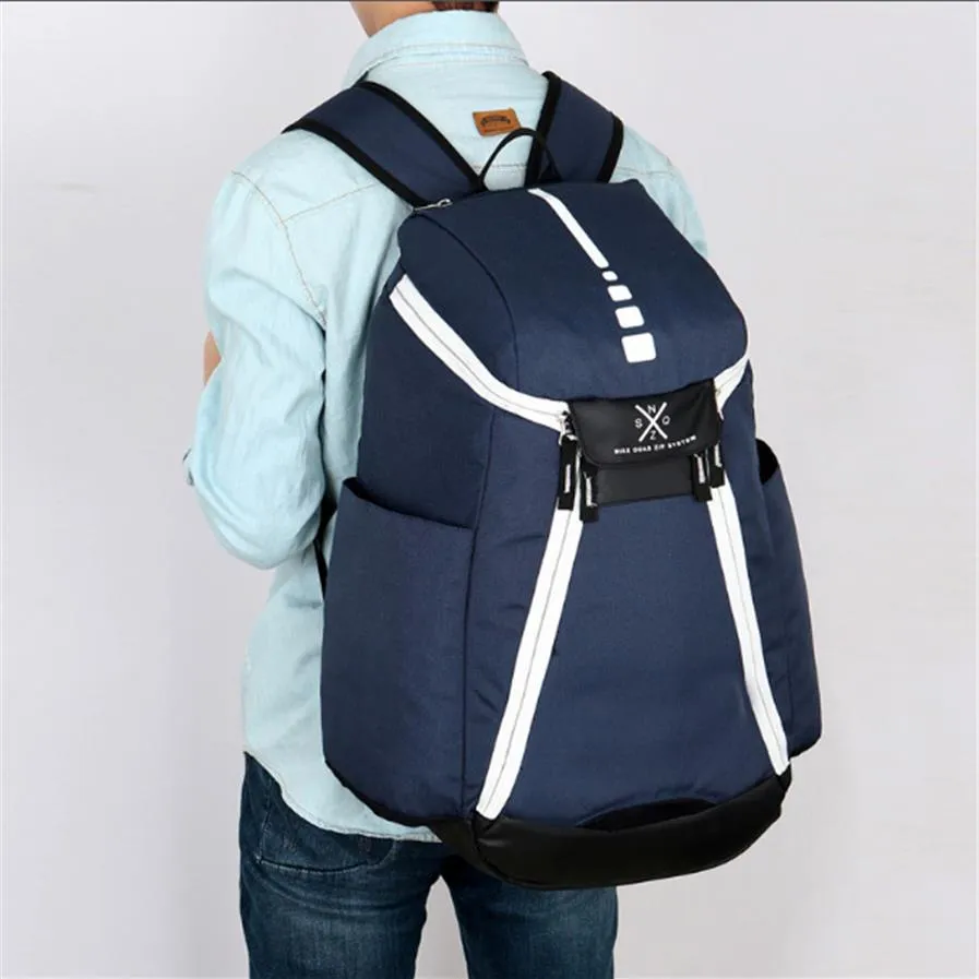 Sac ￠ dos entiers pour les sacs d'￩cole adolescents gar￧ons sac d'ordinateur portable backbag homme sac ￩cole sac ￠ dos mochila usa elite kevin durant kd285m