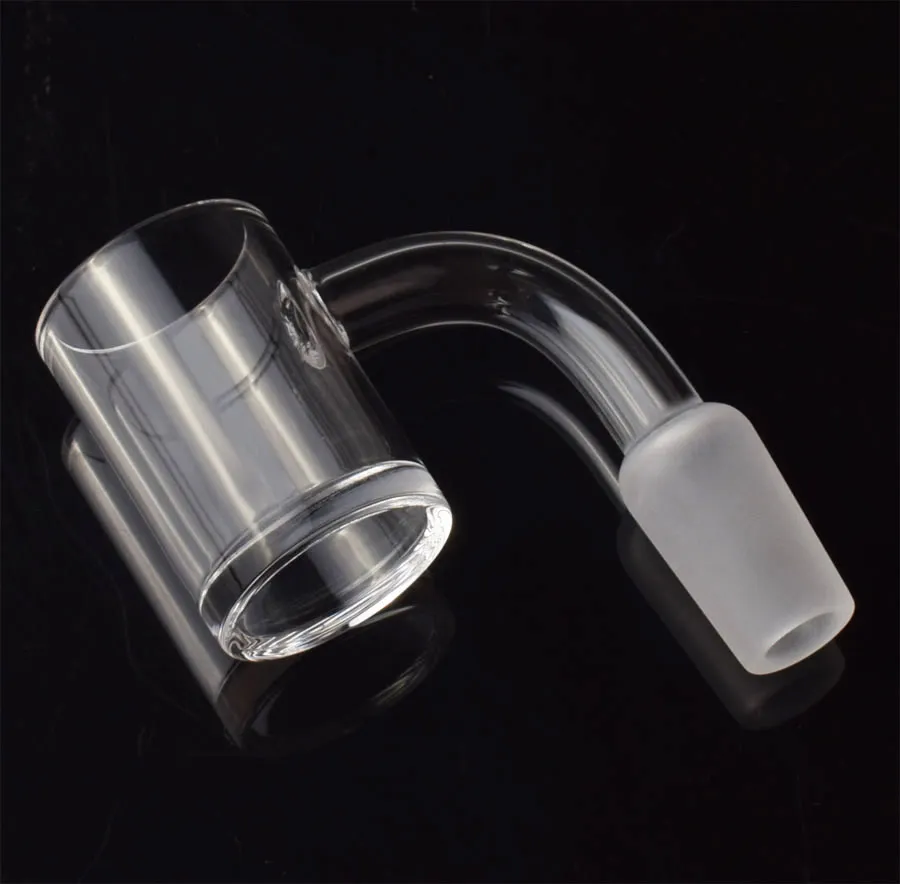 Высокое качество XL Flat Top 10мм 14мм 18мм Кварцевый Banger ногтей с 5мм толстым дном Domeless Quartz Nail для стекла водопроводная труба затяжками
