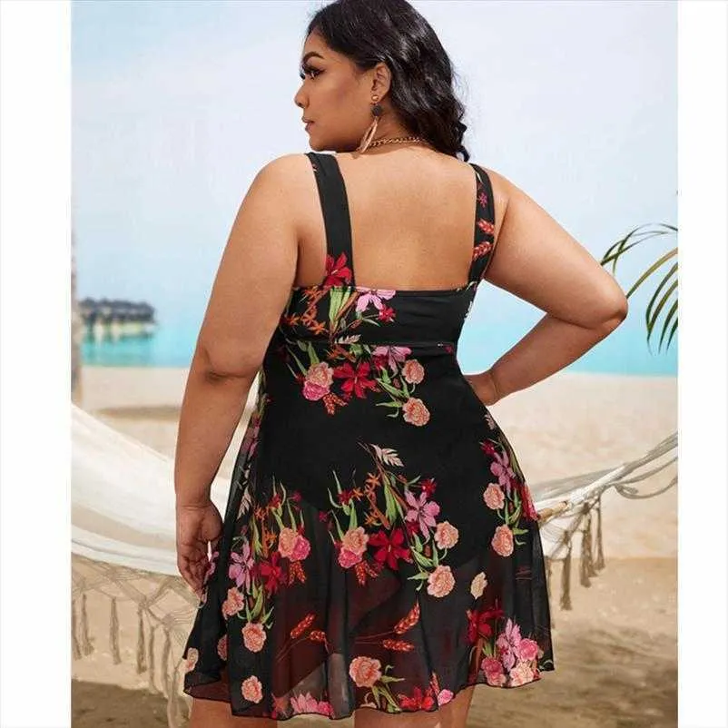 Lauren Ralph Lauren Plus Size Twisted Shirred Skirted Swimsuit - Macy's