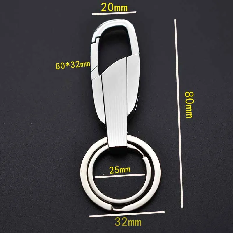 Sleutelringen zilveren kleur kreeft clasp clips sleutelhanger split sleutelring bevindingen klemmen diy sleutelhangers