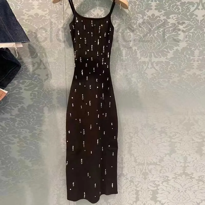 KjolarSskorts designer stickad skinka kjol tungt arbetsp￤rl