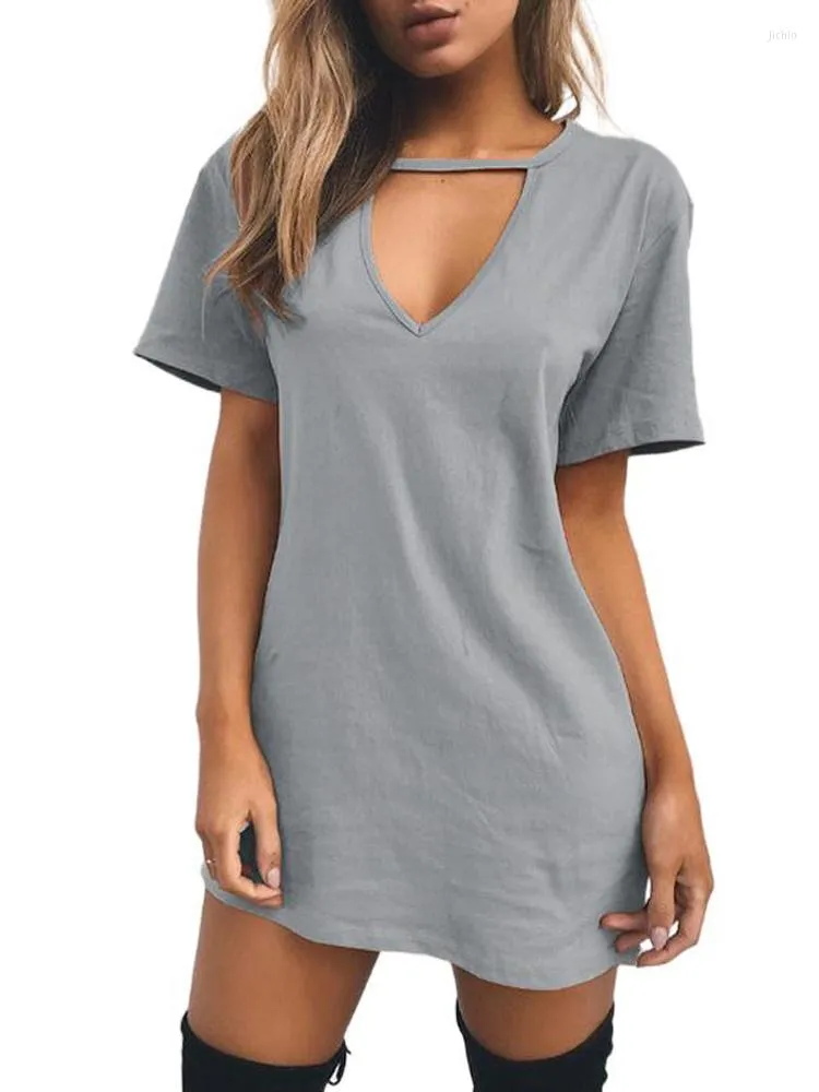choker t shirt dress Black Choker Neck Loyalty T-shirt Dress