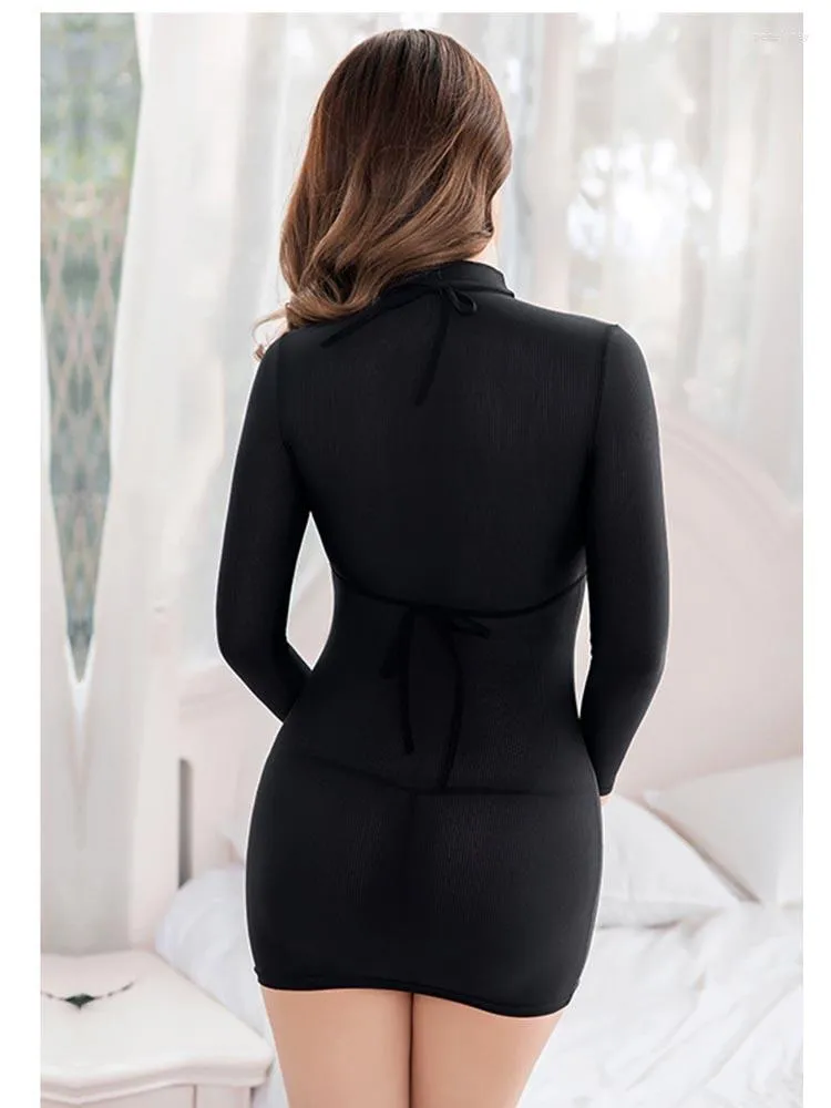Sexy Hollow Out Bust Hip Mini Dress With External Backless Body Shaper Bra  And Thong Perfect For Casual Clubwear And Womens Fashion From Penelopey,  $14.41