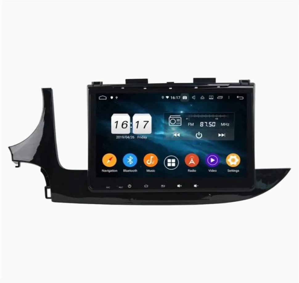 4GB128GB 1 DIN 9Quot PX6 Android 10 Car DVD Player DSP Radio GPS Nawigacja dla Opel Mokka 2017 Bluetooth 50 WiFi Easy Connec5022590