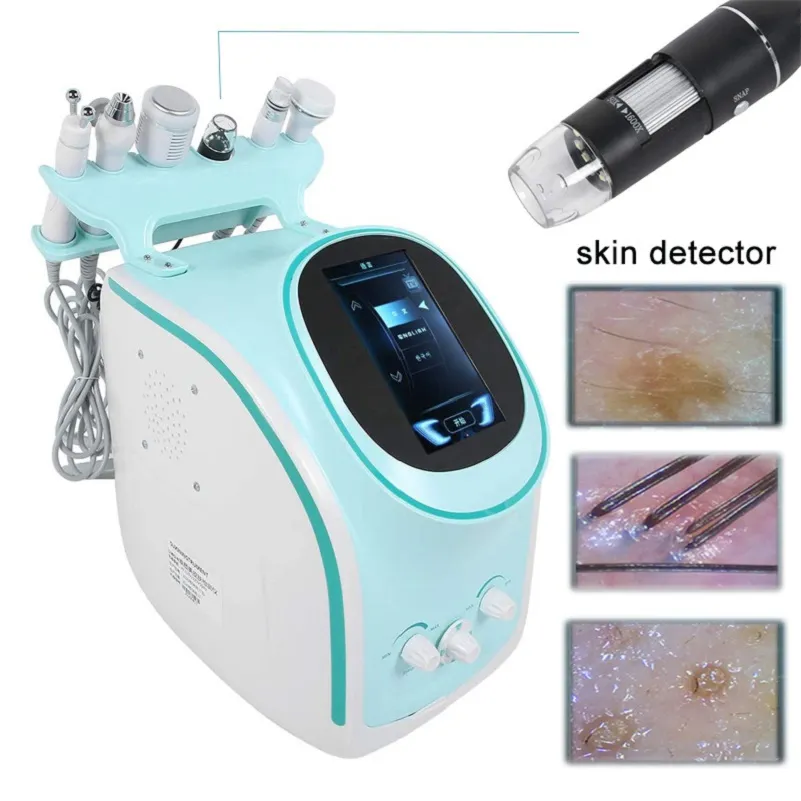 Ny 6 i 1 professionell syre ansiktsreng￶ring Hydro Aqua Facial Beauty Machine