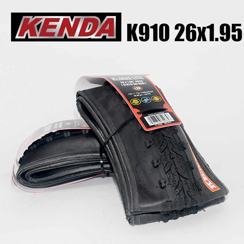 KENDA K910 MTB Bicycle Tire 26x1.95 KLIMAX LITE 345G KEVLAR BEAD Ultralight Folded Mountain 26 Bike Tyre 120TPI Original Tires 0213