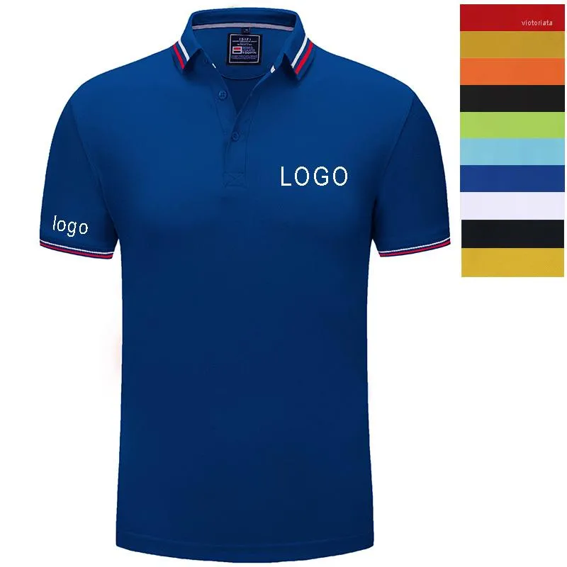 Мужской Polos Custom - рубашка для мужчин логотип с принтом