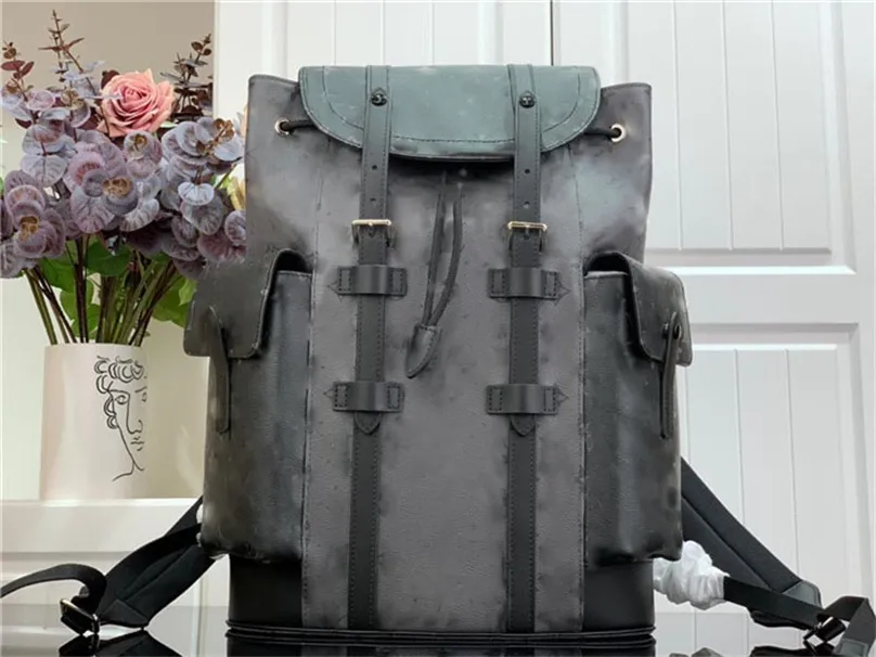 Designers Christopher Outdoor Backpack for Men Women M45419 Travel Bags Monogram Leather Sports Bags Backpacks 32x39x12cm with Original Box