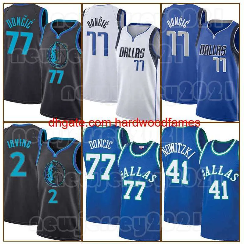 Kyrie Irving Basketball Luka Doncic Jerseys Kevin Durant Retro Devin Booker 2023-2024 City Chris Paul Mesh Deandre Ayton Mens Shirt Steve Nash