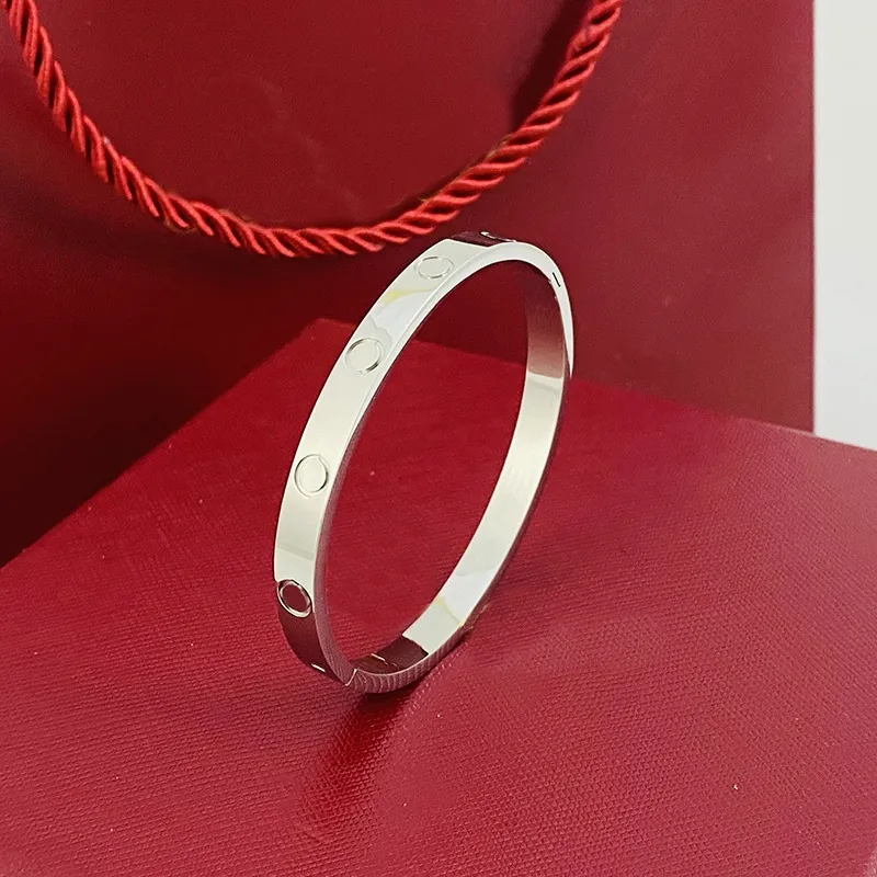 Diseñador de pulseras de diamantes para mujer, pulseras de amor, brazalete para hombre, brazalete chapado en oro, joyería clásica para hombre famosa 1