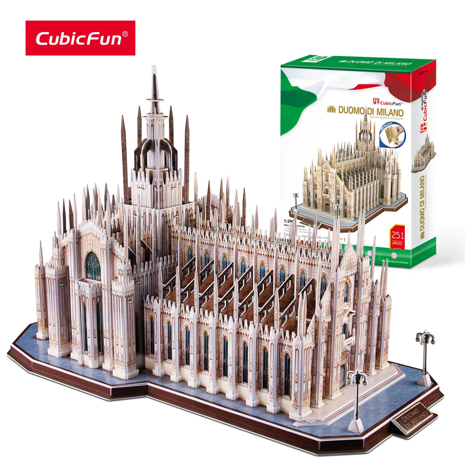 CubicFun 3D Puzzles Milan Cathedral Architecture Model National Geographic  Italy Church Jigsaw Building Kits Toy For Adults Kids 0213 From Fadacai02,  $65.22