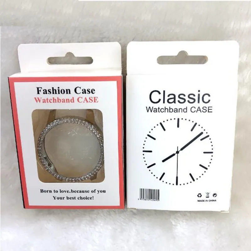 Gift Wrap Paper Packaging Box For Watch Case DIY Window Retail Packaging For Watch Screen Protector Case