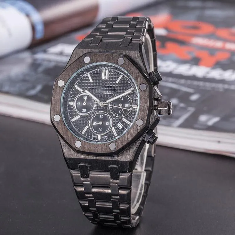 Herren Watch AAA Uhren Designer 42 mm schwarzes Zifferblatt Automatisch mechanische Mode klassische Stil Stahlmodelliedeldichtes leuchtendes Sapphire Dhgate Uhren
