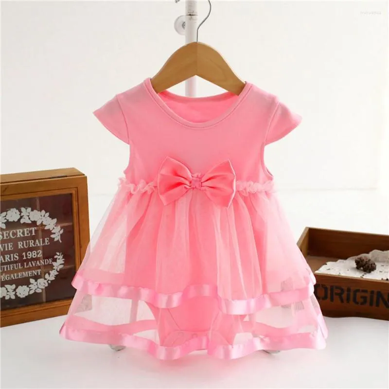 Girl Dresses Toddler Summer Outfits Born Baby Clothes Cute Bow Birthday Tutu Princess Dress Infant Romper