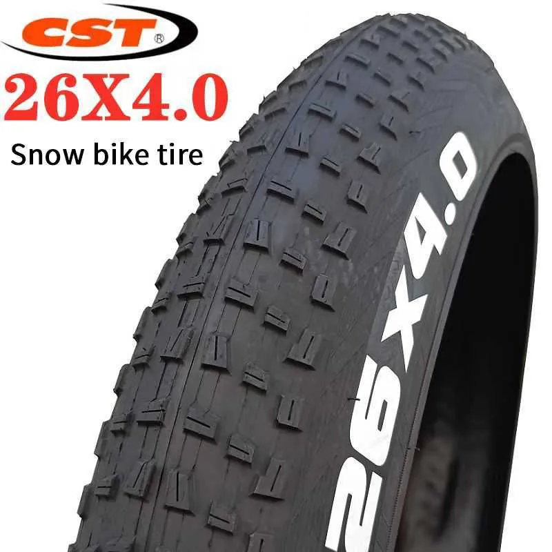 Pneus de bicicleta CST C1752 26x4.0 O pneu de bicicleta de neve grande borracha de partículas tem boa resistência à derrapagem. Bicicleta de pneu Parte 0213