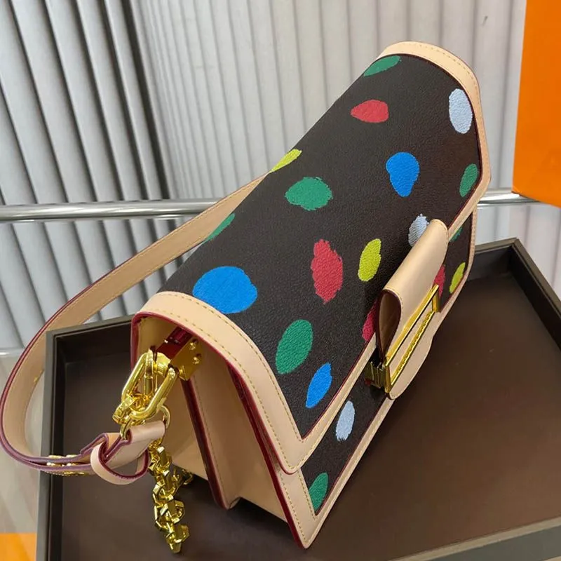 Luksusowa torebka designerska torba damska DAUPHINE MM portfel Crossbody torby na ramię skórzana torba kurierska M21458 M46432