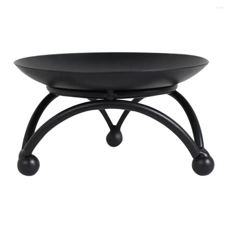 Iron Tray Candle Holders Pep Home Elegant Black Columnar For Party