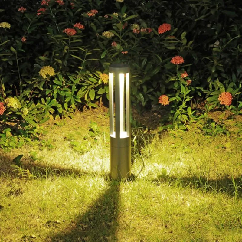 Vattentät trädgård gräsmatta ljus utomhus landskap pelare lampor community villa väg främre dörr pol pollards lampor
