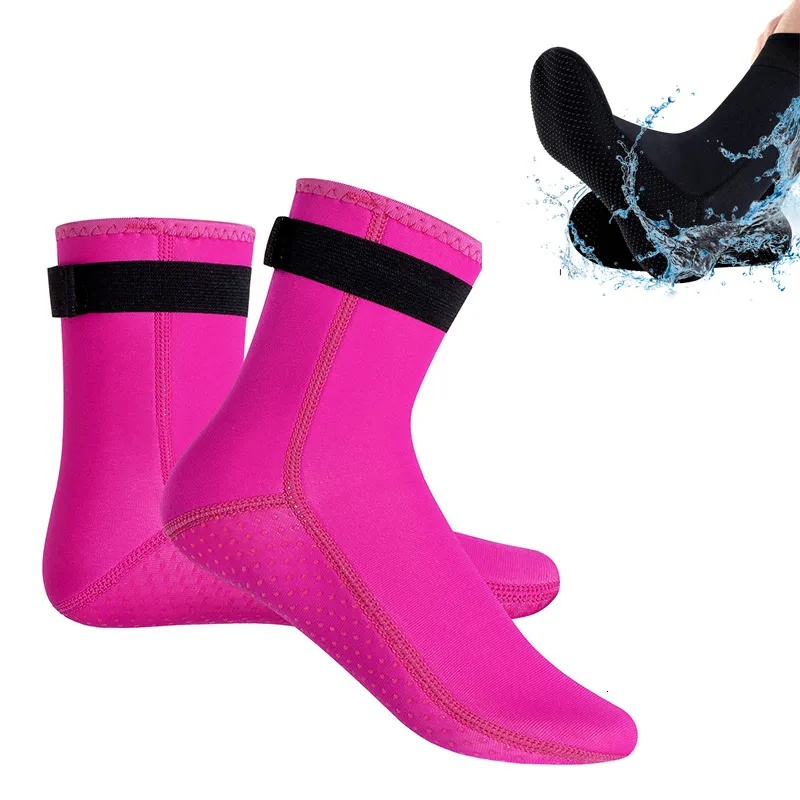 Surfing Booties 3MM néoprène plongée chaussettes bottes natation chaussures d'eau anti-dérapant plage chaussons plongée en apnée plongée surf bottes pour hommes femmes XA281Q 230213