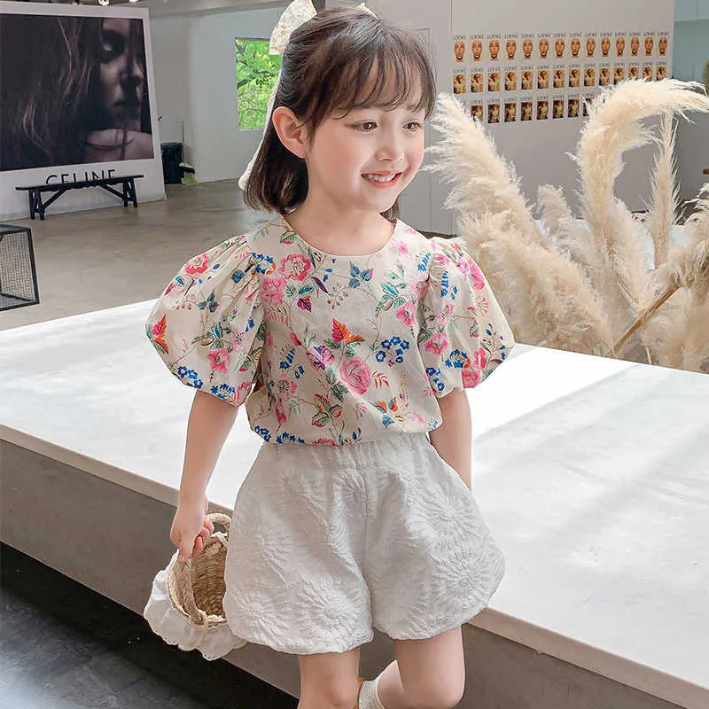 LZH Zomerkleding voor kinderen PCS Sets Fashion Baby Girls Pak Short Sleeve Shorts Outfit Toddler Kids kostuumjaar