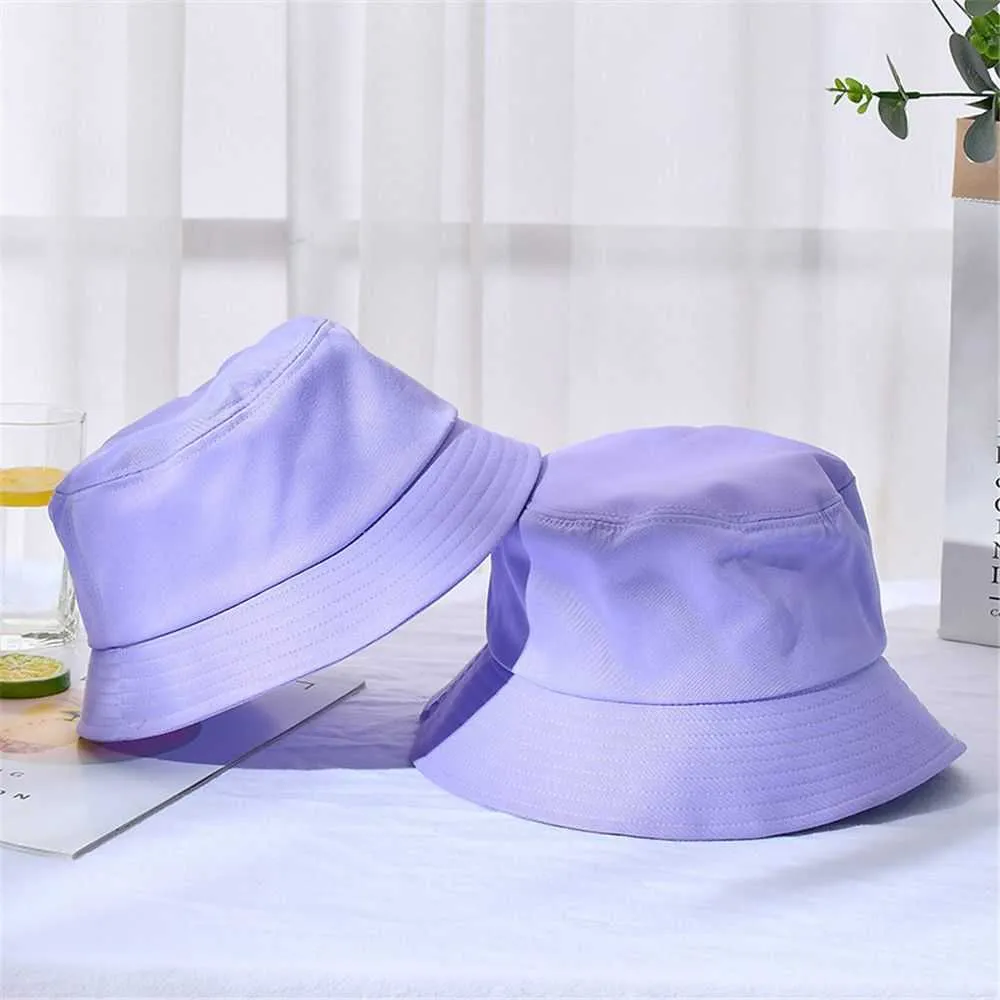 Szerokie brzegowe czapki nowe unisex bawełniane czapki wiadra Kobiety lato krem ​​przeciwsłoneczny Panama Hat Men Pure Color Sunbonnet Fedoras Outdoor Hat Fisherman Cap R230214