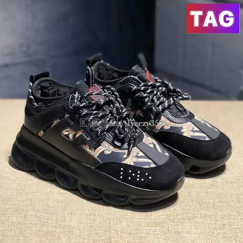 Luxury Designer Chain Reaction Tretorn Sneakers With Wild Jewels And Triple White Black Twill Blue Fluo Rubber Suede Platform Sports Shoes In Sizes 36 45 From Iyeezy350 37 DHgate.Com