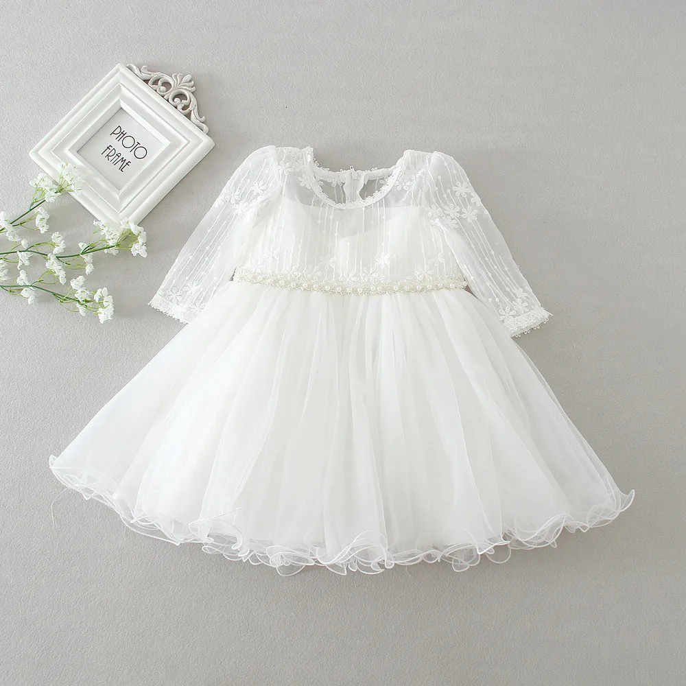 Vestidos de menina Hetiso Baby Girl Baptism Dress Bateling infantil para meninas 1 Primeira festa de aniversário Princess Ball vestido de bola Casamento 324m 230214