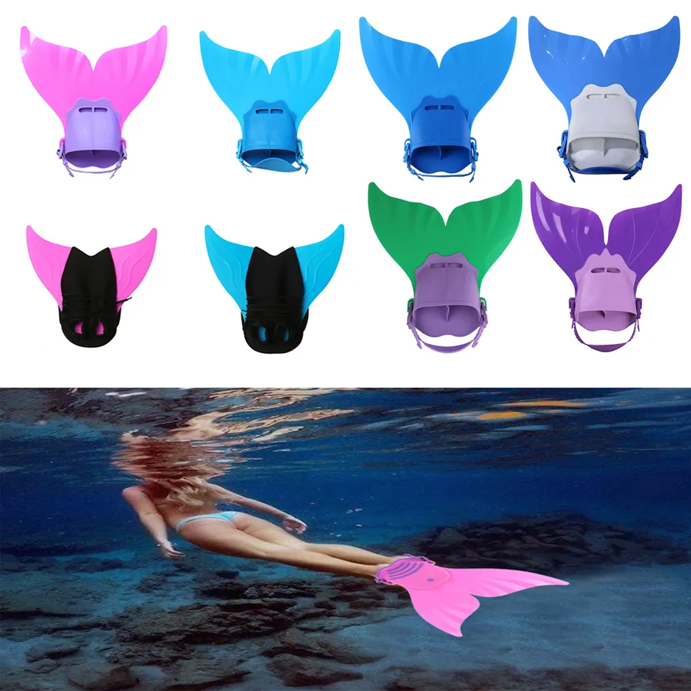 Pinne guanti per bambini pinne sirene bambini nuotare pinne immersioni piedi monfina coda di balena silicone pinne accessori per nuoto 230214 230214