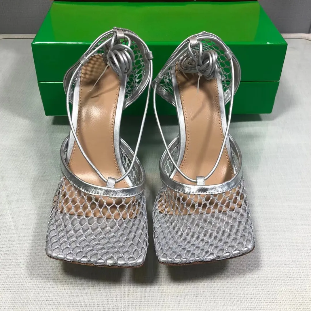 Mesh stilettos top