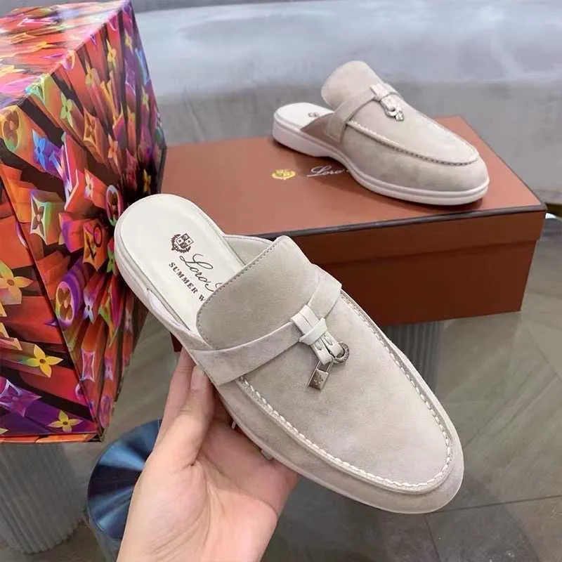 Chaussure slippers argenté new arrivals