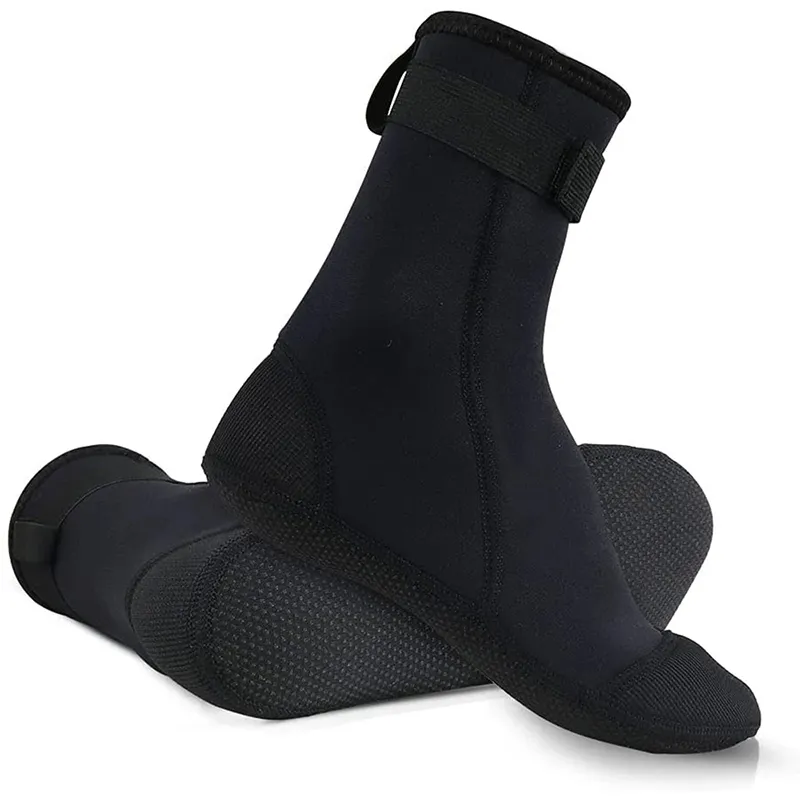 Chaussons de surf Chaussettes de plongée en néoprène 3mm Femmes Bottes Aqua Hommes Plage Chaussures d'eau pour la plongée en apnée Natation Chaussons de surf 230213