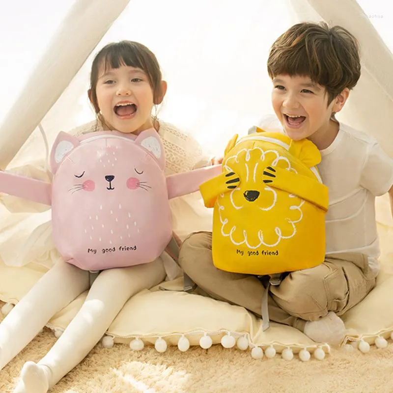 Mochila bolsa escolar do jardim de infância para homens e mulheres Early Education Super Light Cartoon à prova d'água infantil