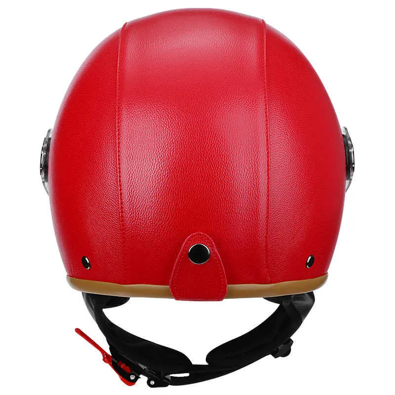 Casques De Cyclisme Casques De Moto Face Ouverte Sécurité Kick Scooter Motos Électriques Flip Up Half Face Casque Casque Toit Vintage De Seguridad J230213