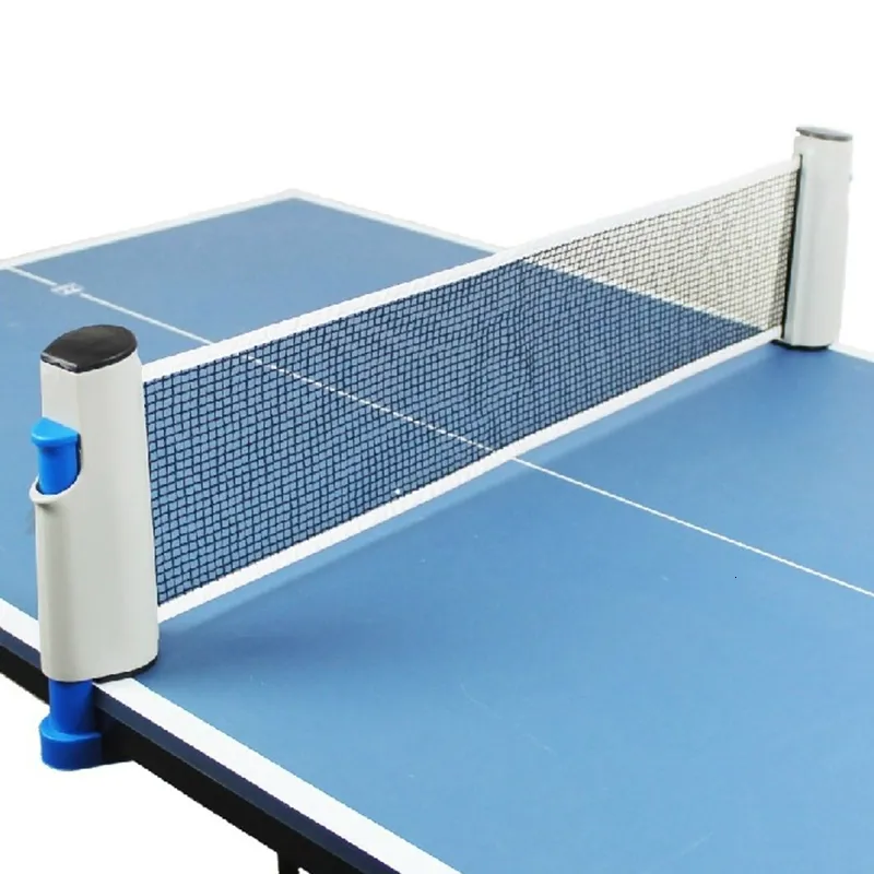 Table Tennis Sets Portable Table Tennis Net Rack Frame Freely Retractable Ping Pong Post Net Rack Adjustable Table Tennis Net Children Toy Gift 230213