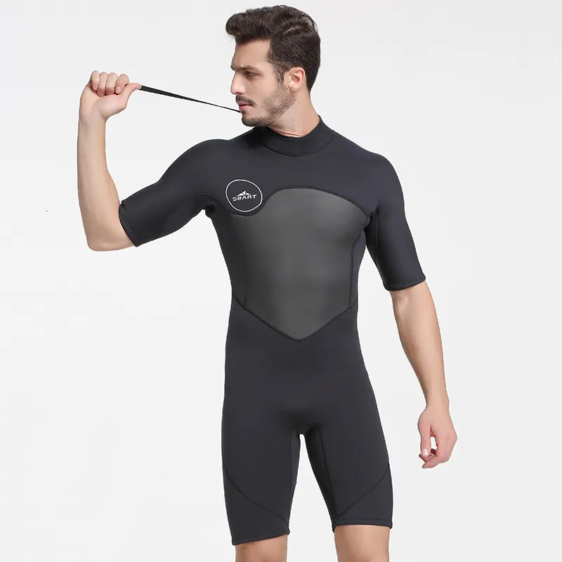 Wetsuits Drysuits SBART 2MM Neoprene Wetsuit Men Keep Warm Swimming Scuba  Diving Bathing Suit Short Sleeve Triathlon Wetsuit For Surf Snorkeling  230213 From 35,54 €