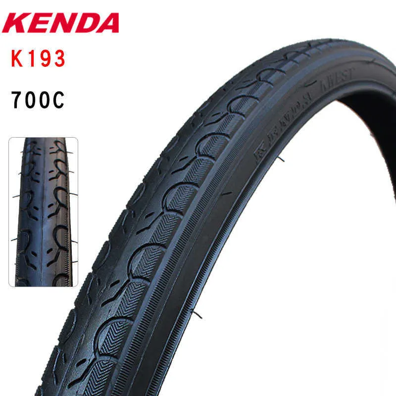 Tires de bicicleta Kenda K193 700c 700*25 28 32 35 38 40c Pólo de bicicleta de passeio de passeio de bicicleta Mountain Road 0213