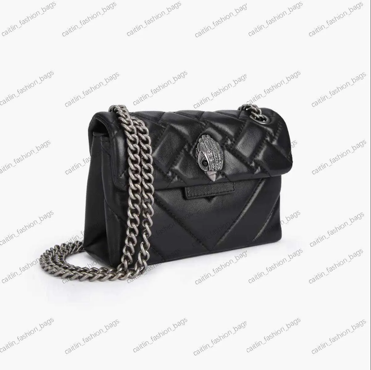 Geiger Women's 2023 Fashion New Leather Small Kurt Clamshell Handbag 20cm Gold Silver Chain Crossbody Bag Messenger Bag G230211 1