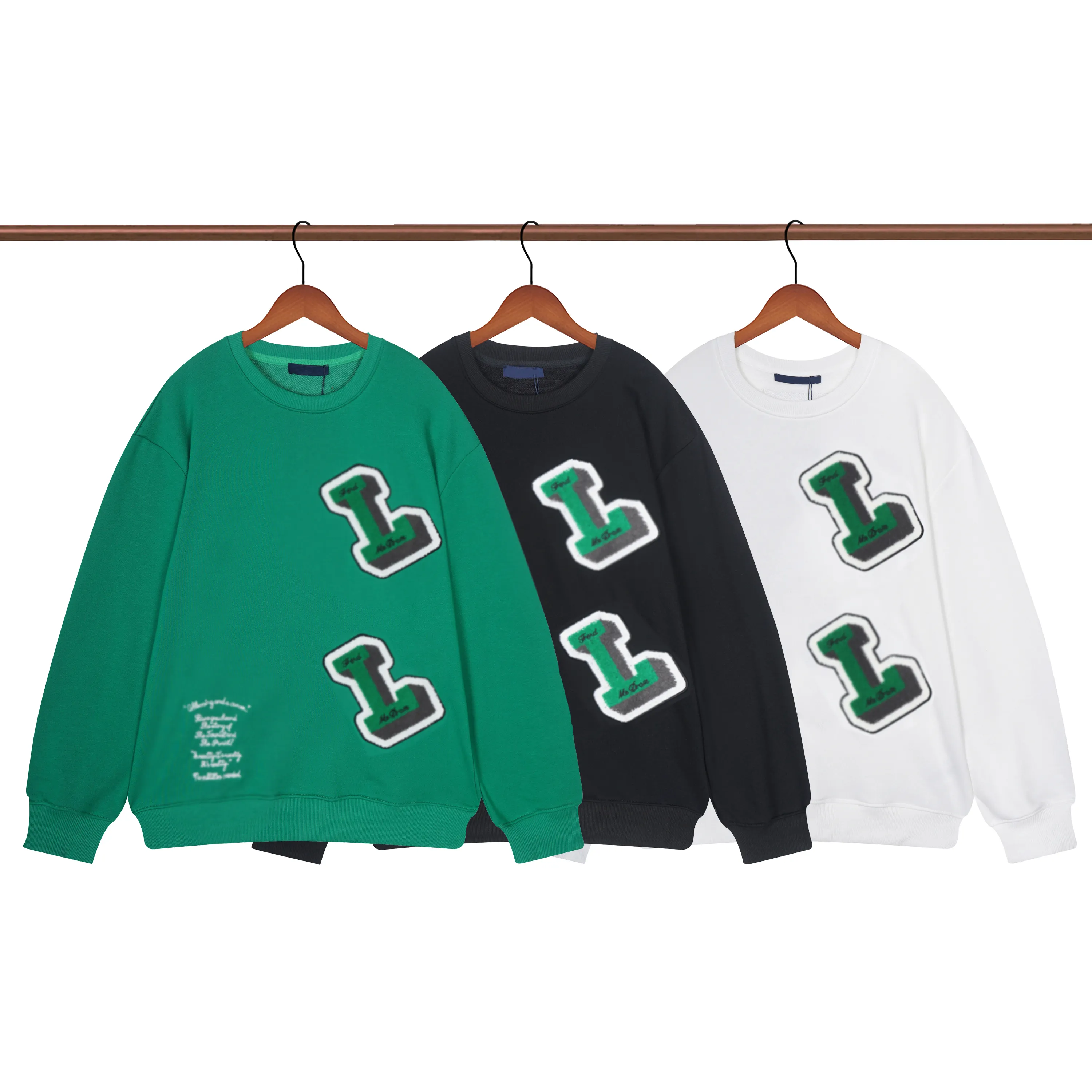 High Quality letter Print Men's Sweaters Women High Street Embroid Sweater Luxury Brands Loose Sweatshirt